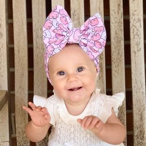 Animal Crackers Baby Bow/Baby Headwrap